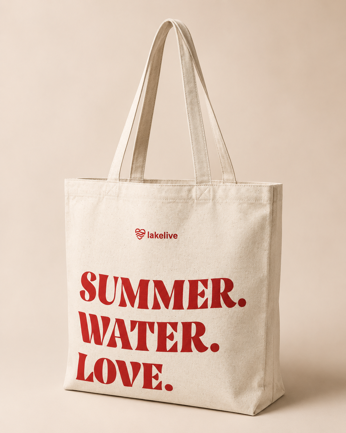 LAKELIVE Tote Bag - with base