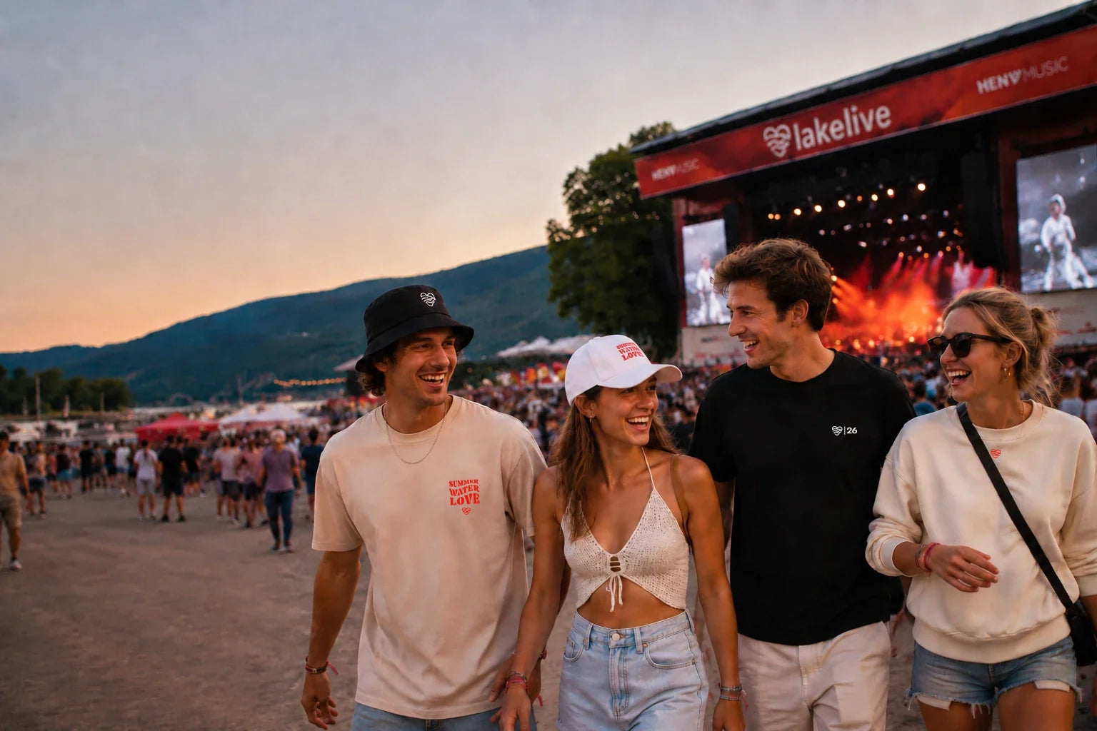 LAKELIVE — the official festival merch. Summer Water Love.